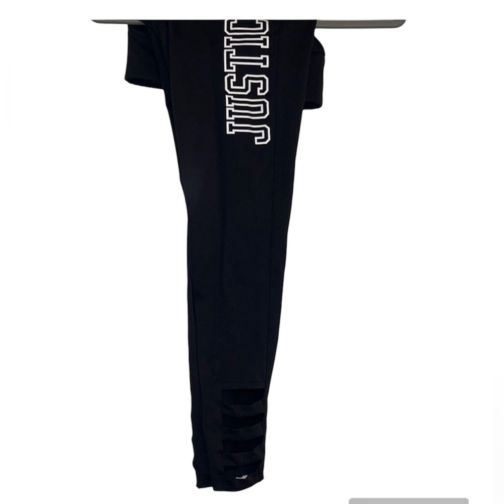 Justice leggings size 12 black‎